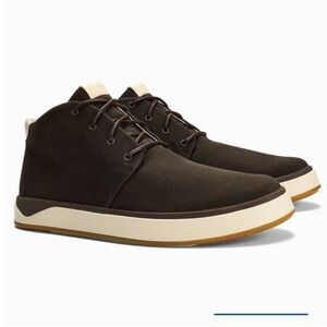 OluKai Papaku Sneaker (Men) Size 12 Dark Wood NWT